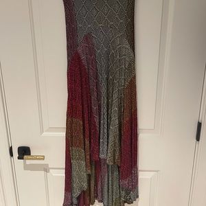 Anthropologie hi-low knit skirt